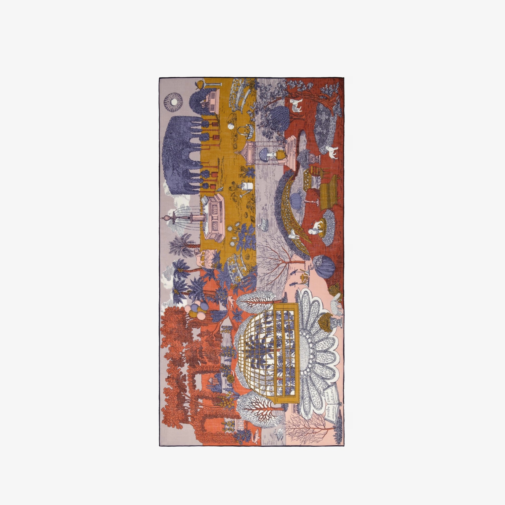 Scarf 100 autumn wool scarf