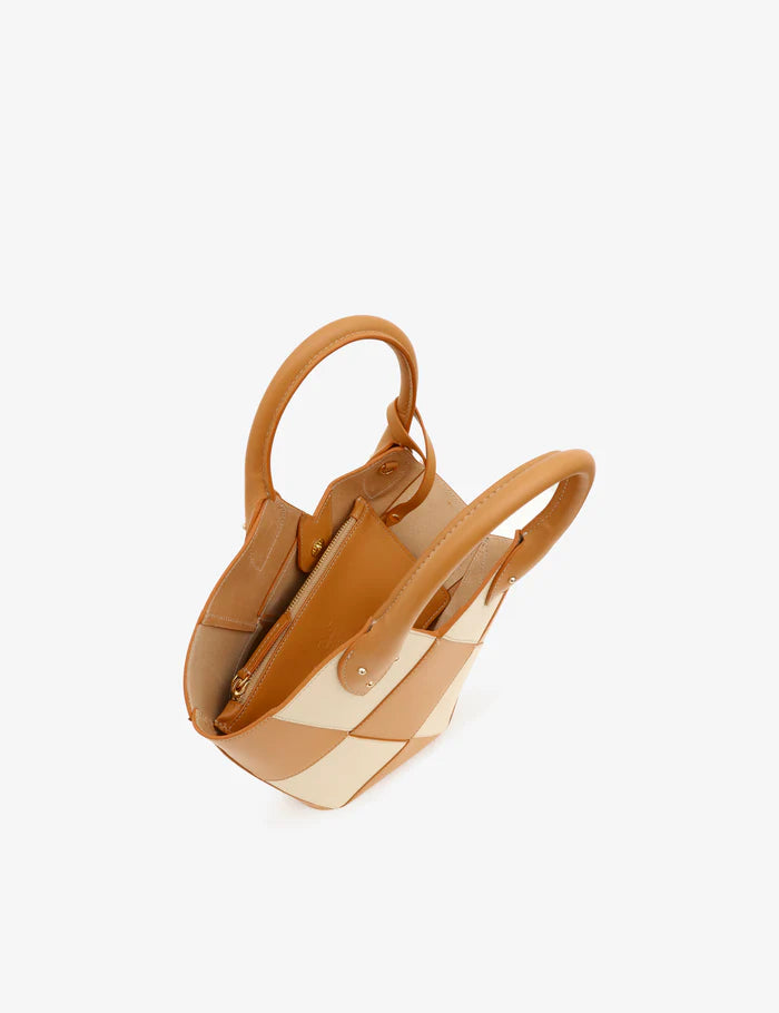ramontano Borse - Capri Mini – Available at NEVE Antwerp – Inside - Cream / Caramel