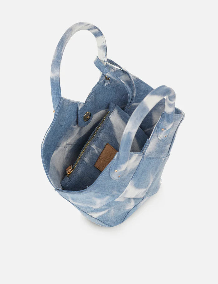 Tramontano Borse - Capri Mini – Available at NEVE Antwerp – Inside - Denim