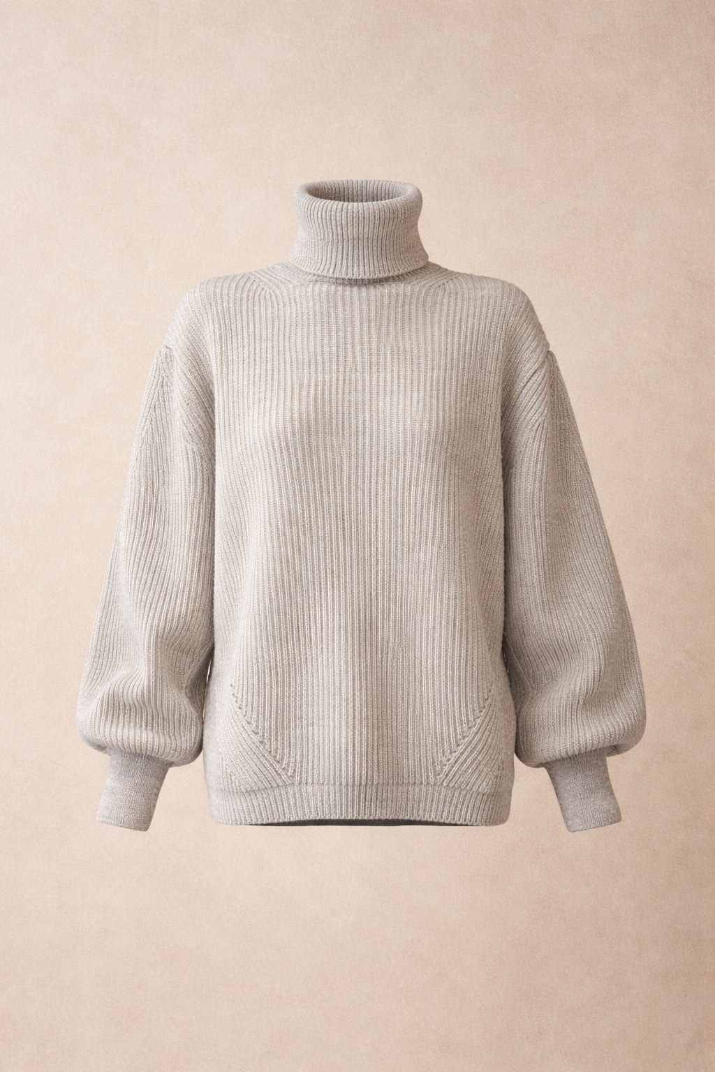 Pull crème coupe décontractée