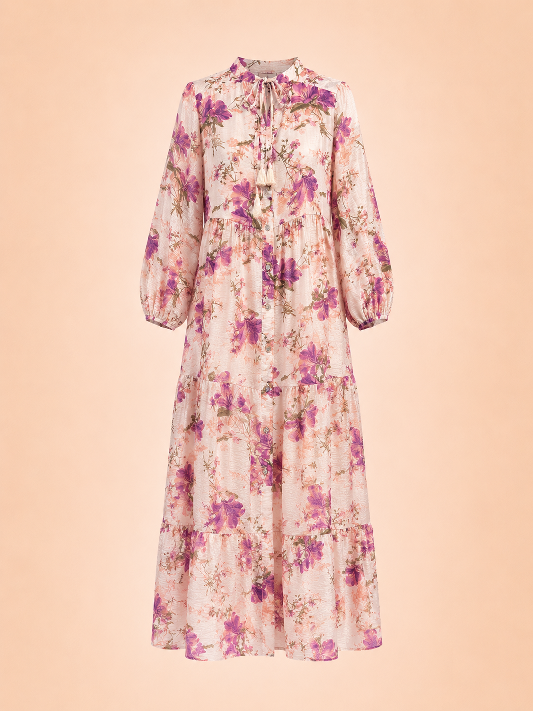 long sleeve floral boho dress Pink Maxi With Sleeves & Tie Neck Set Option:Dress & 2 Clips neckline:COWL Polo Ralph Lauren Men's A gorgeous floral print
