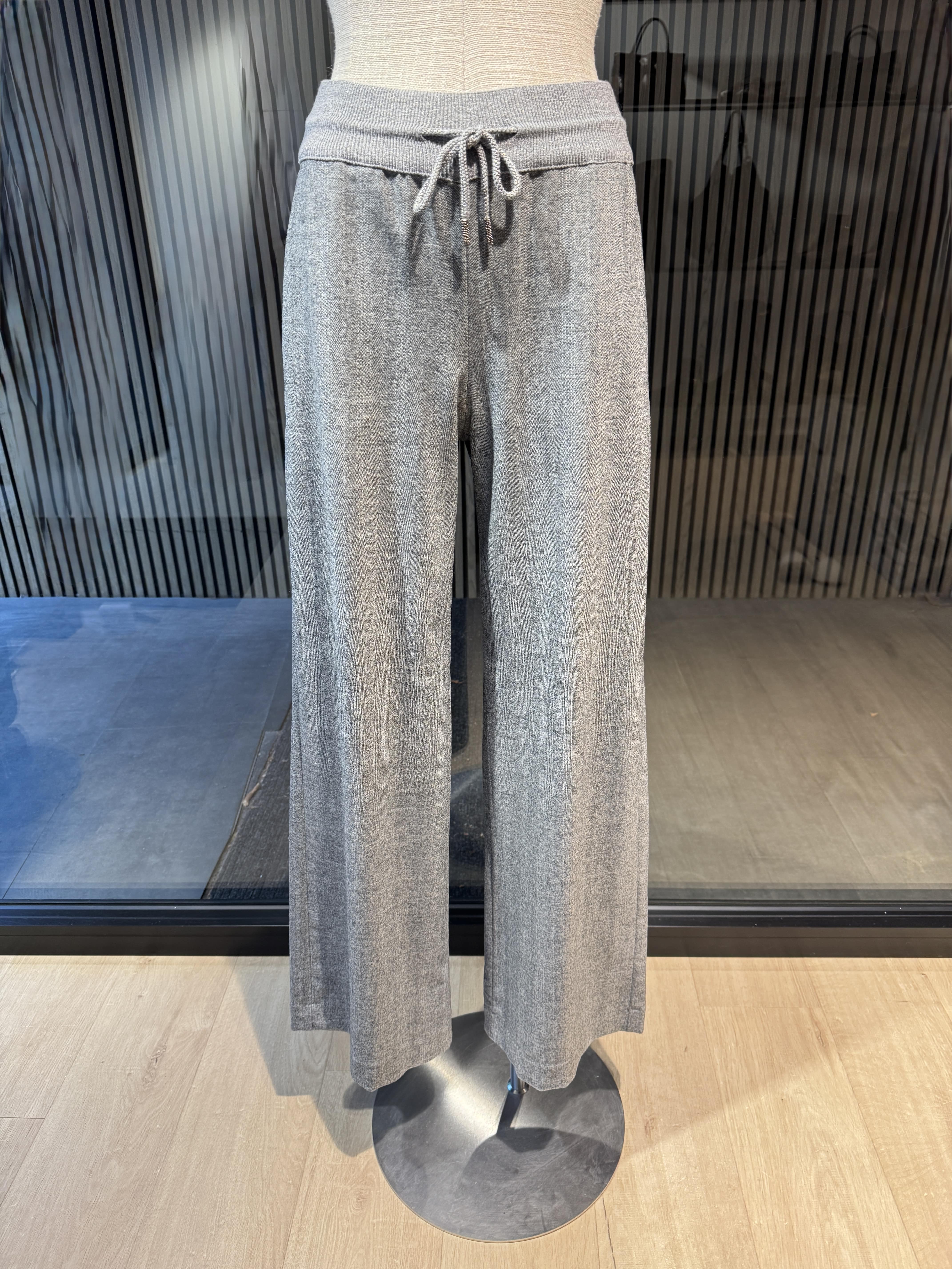Relaxed fit grey trousers