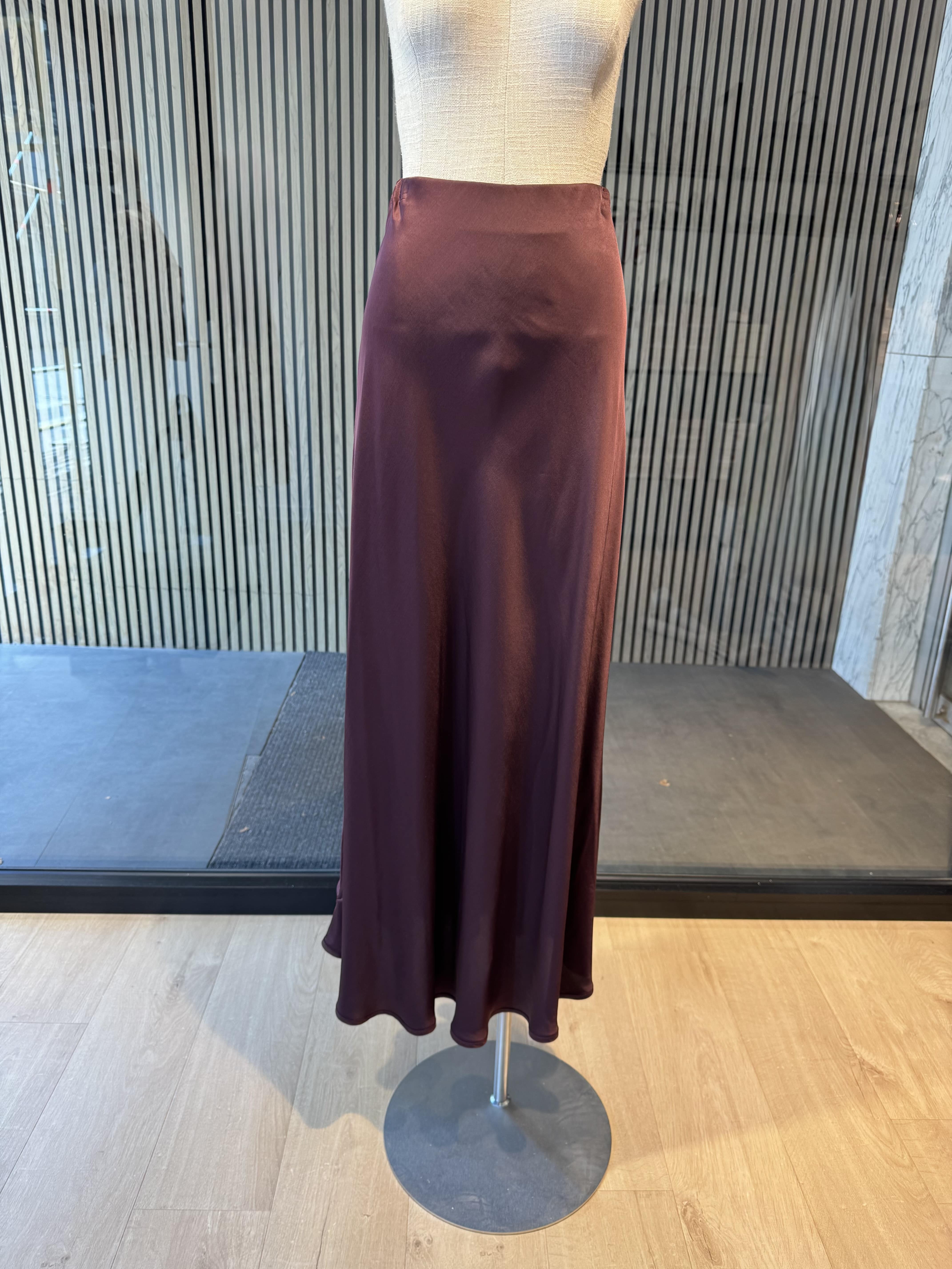 Burgundy skirt