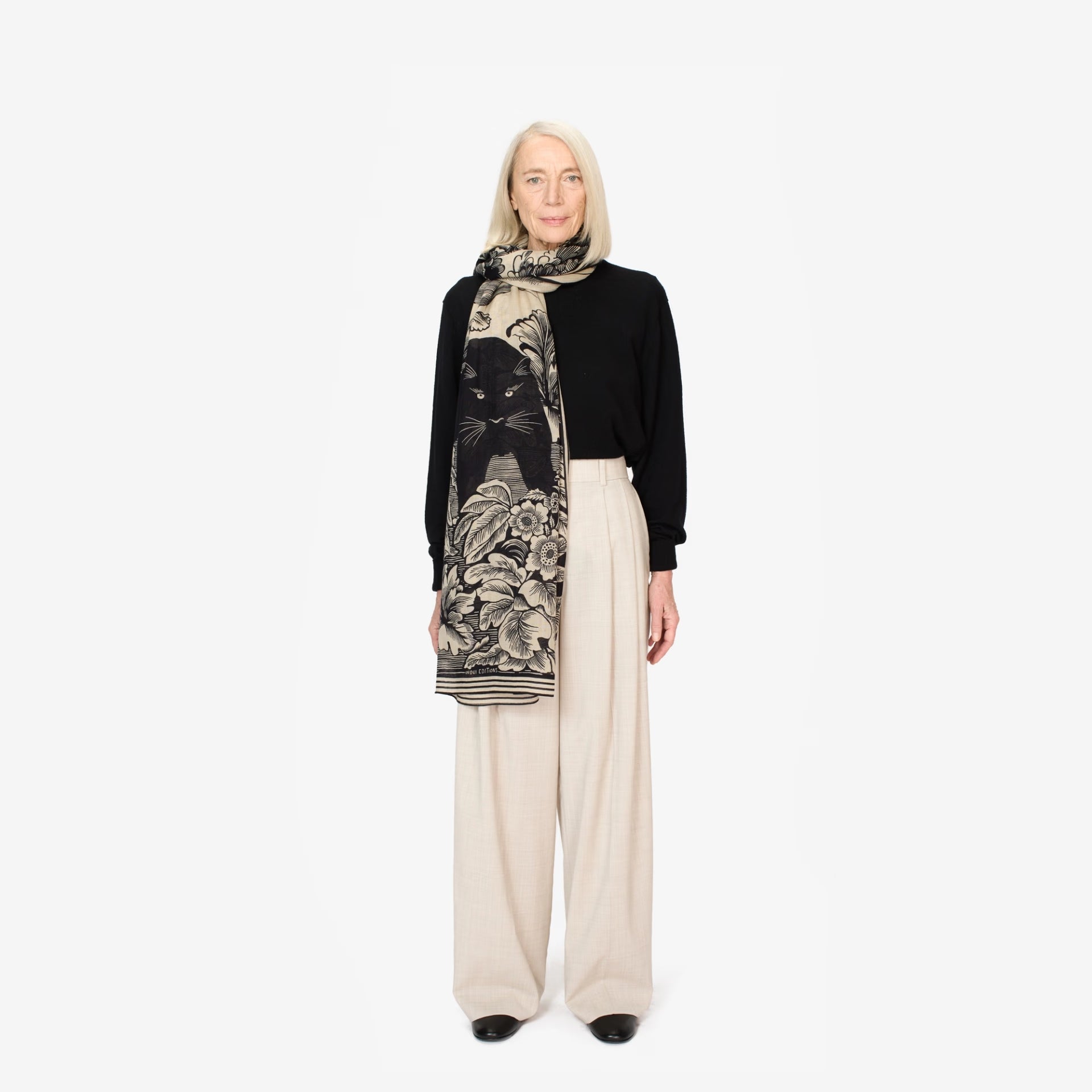 Scarf 90 - panthere natural