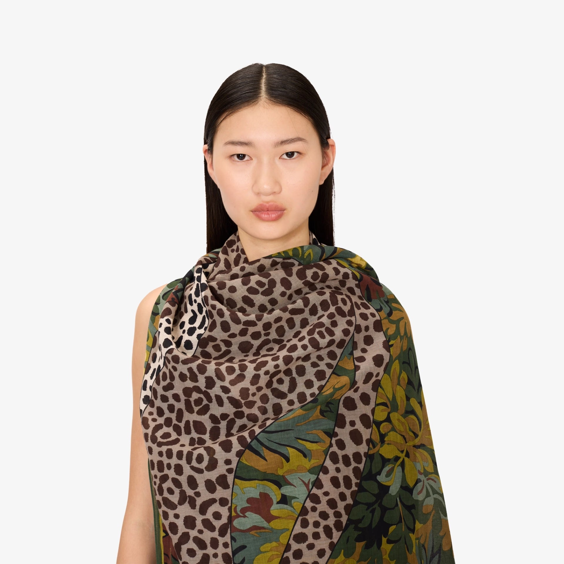 Scarf 70 - mike khaki
