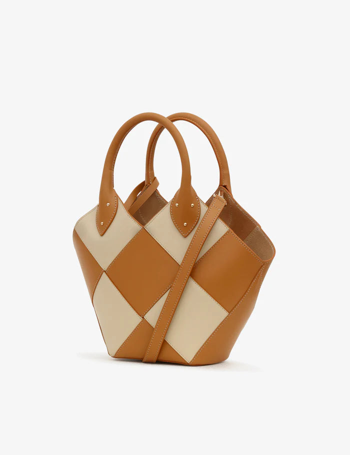 Tramontano Borse - Capri Mini – Available at NEVE Antwerp – Side - Cream / Caramel