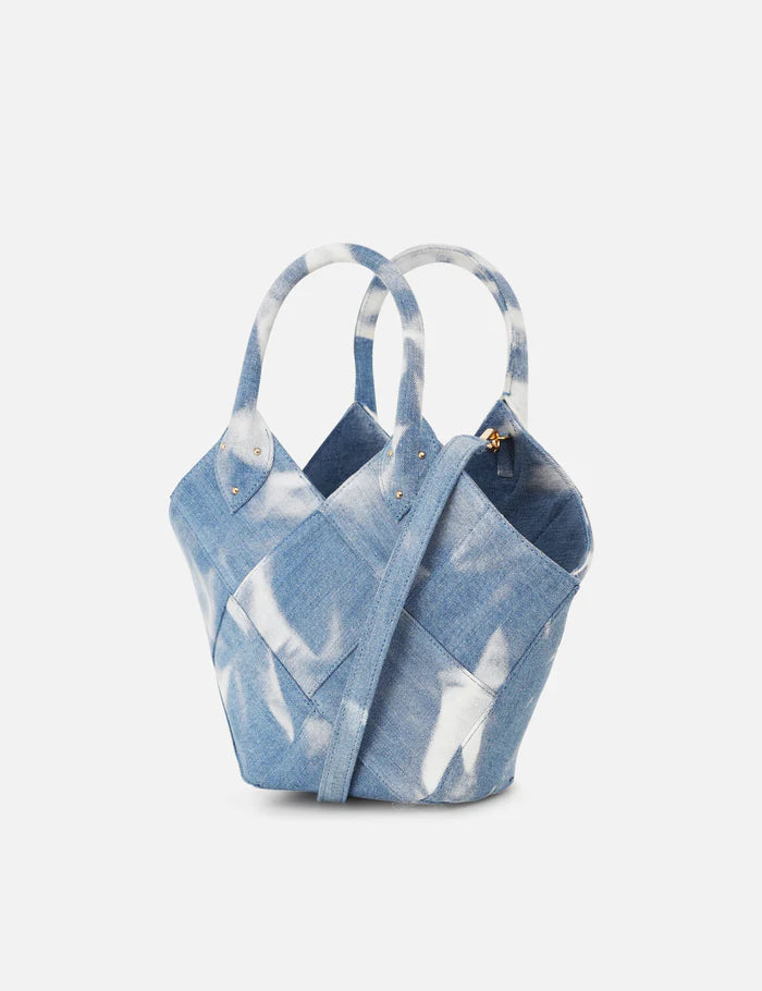 Tramontano Borse - Capri Mini – Available at NEVE Antwerp – Side - Denim