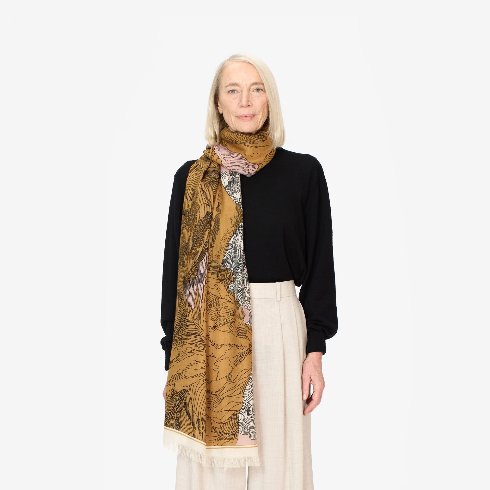 Scarf 70 - montana nude