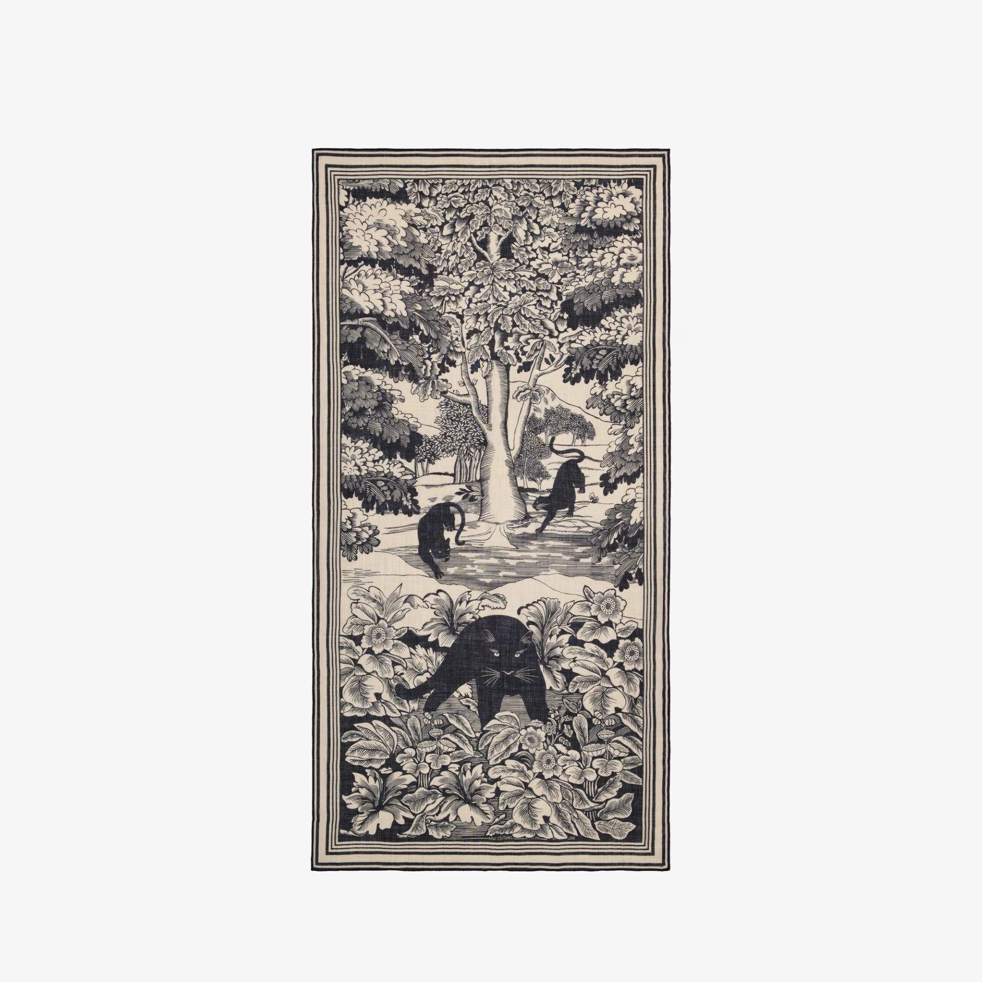 Scarf 90 - panthere natural