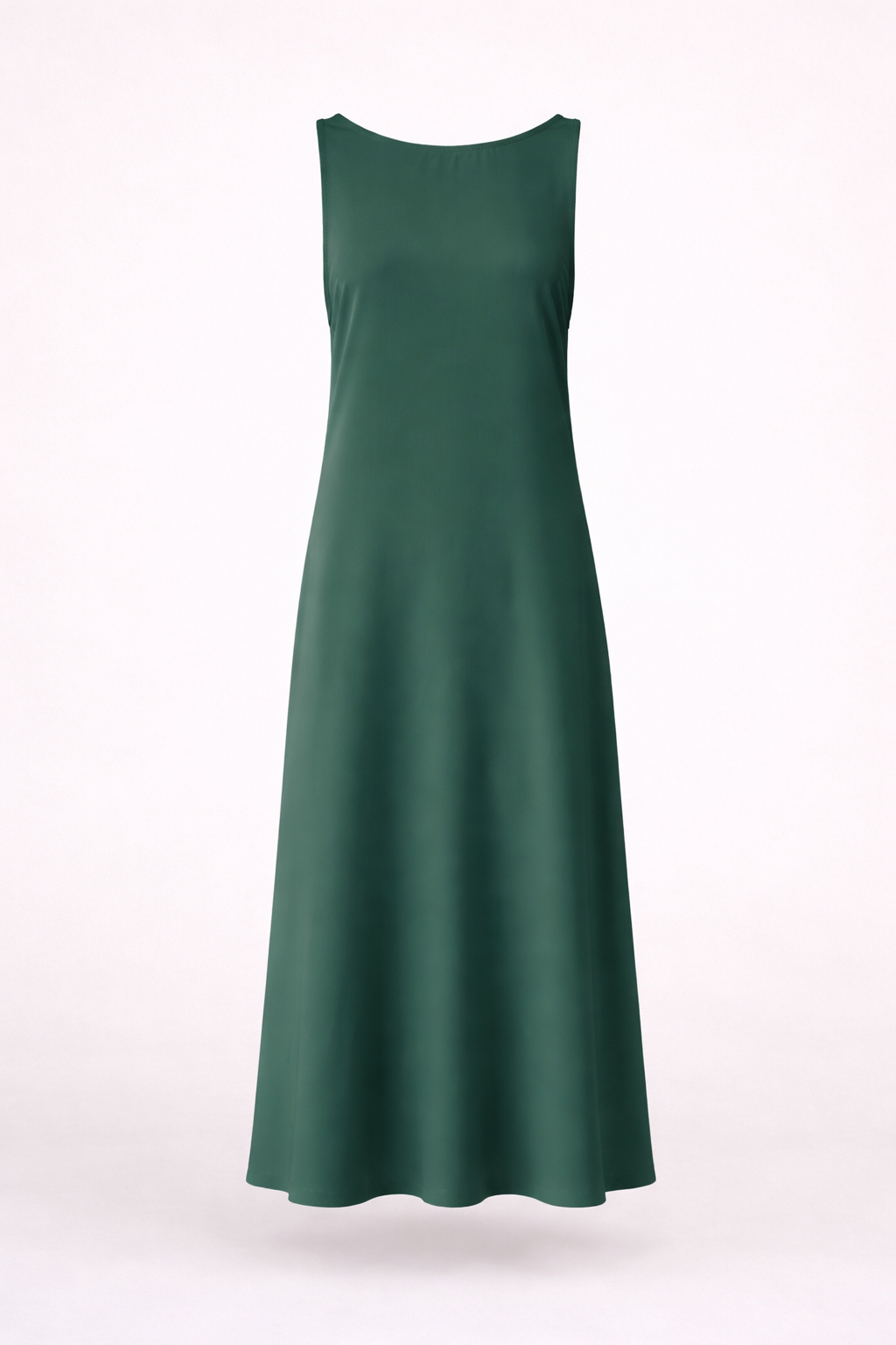 Green Sleeveless Maxi Dress