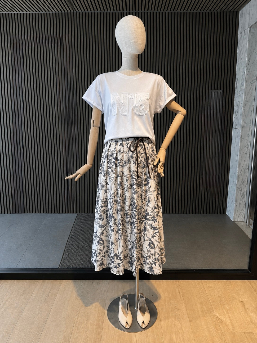 Embroidered White Cotton T-Shirt - Women's Casual Designer Tee