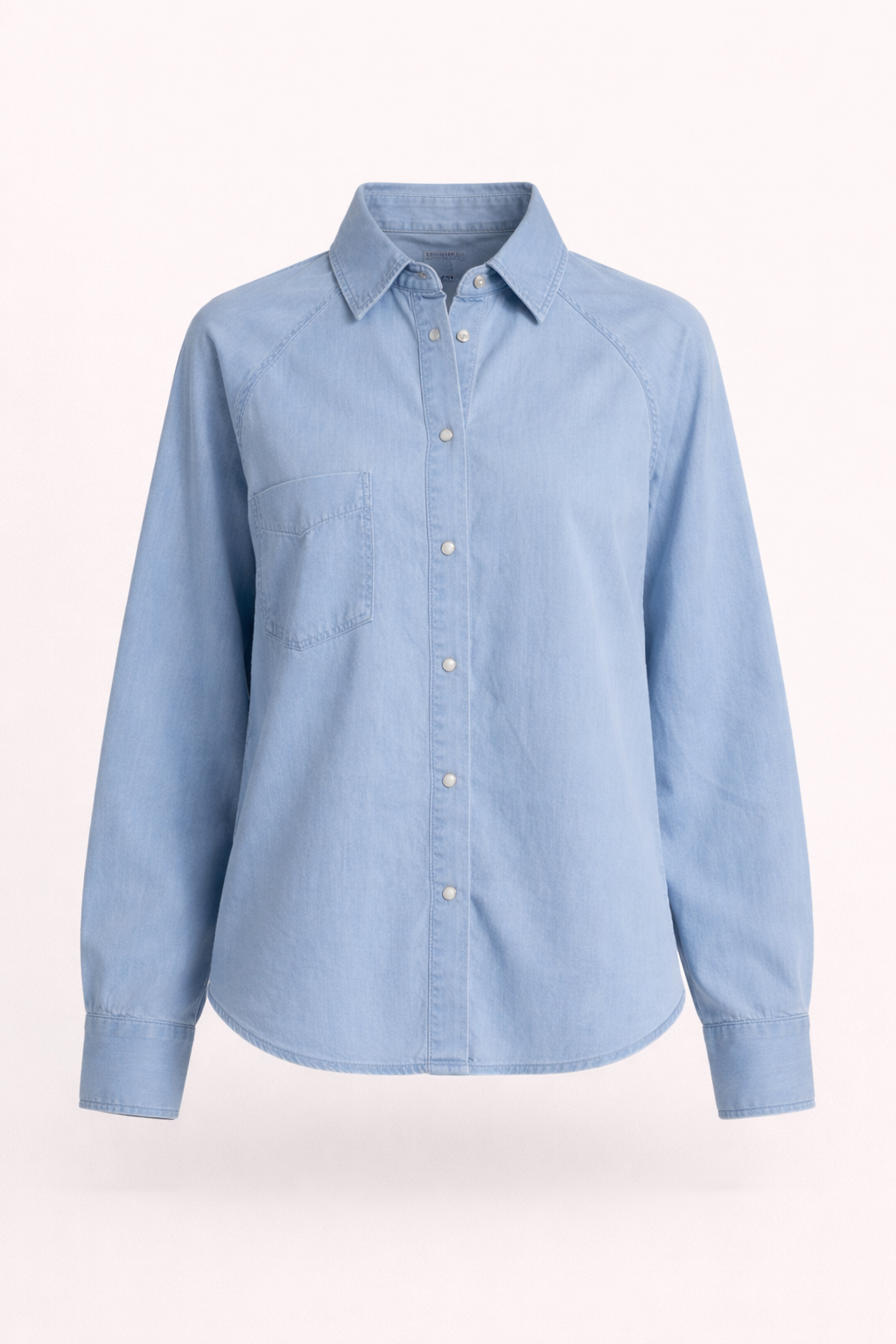 Light Blue Chambray Shirt – Soft Denim Button-Up with Relaxed Fit