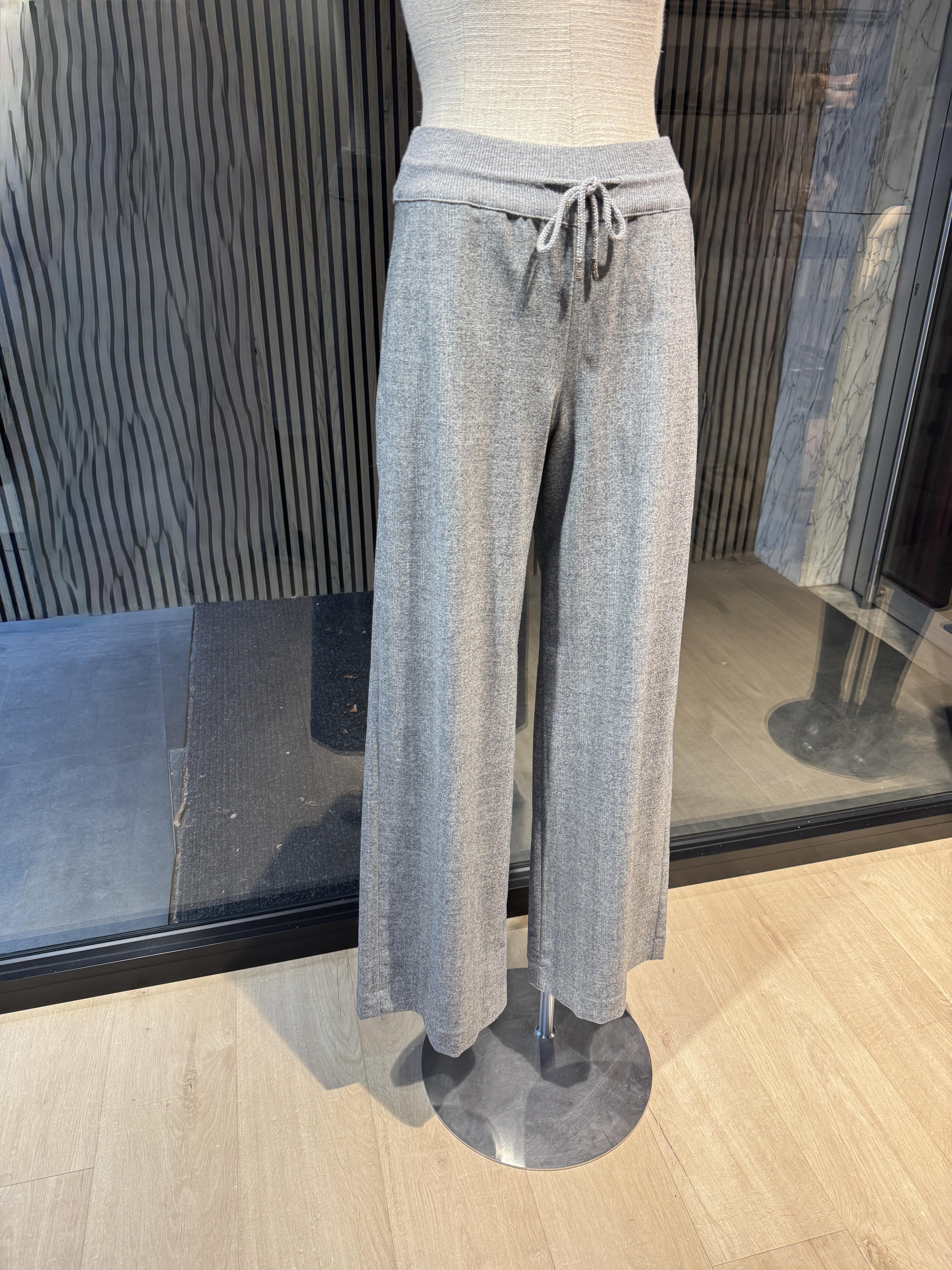 Relaxed fit grey trousers